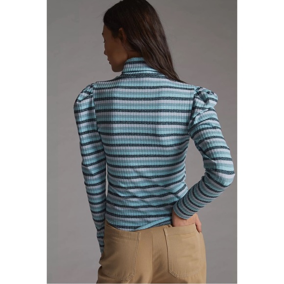 Anthropologie Maeve Puff-Sleeved Turtleneck- SZ XL - NWT - Picture 3 of 10